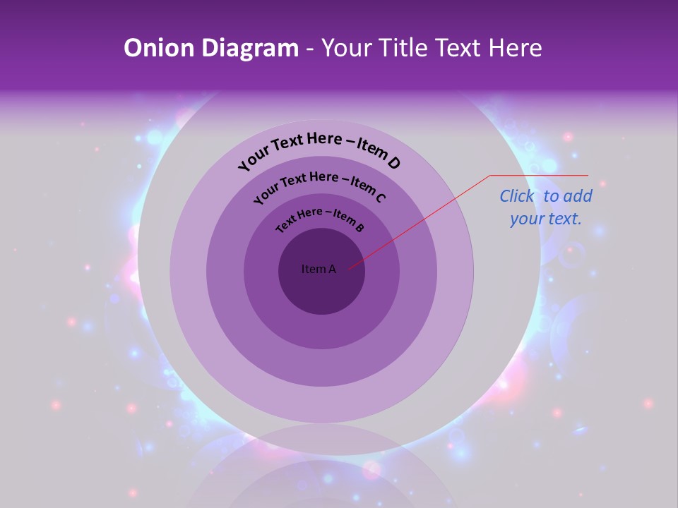 Sky Sparkle Copy Space PowerPoint Template