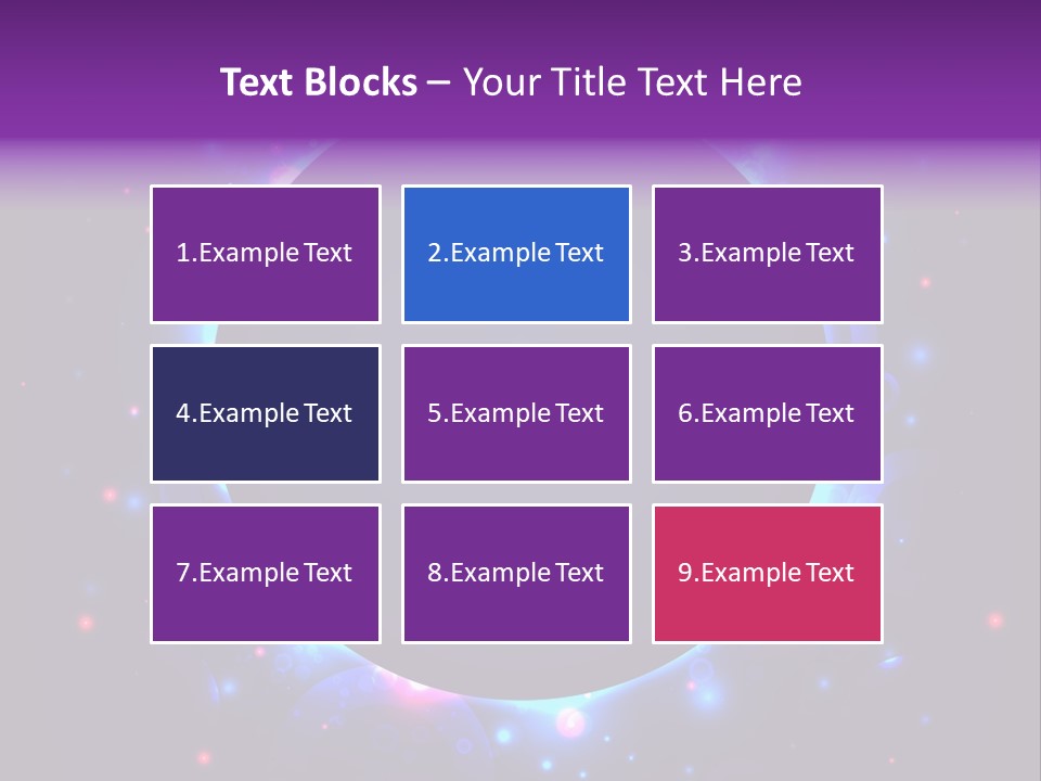 Sky Sparkle Copy Space PowerPoint Template