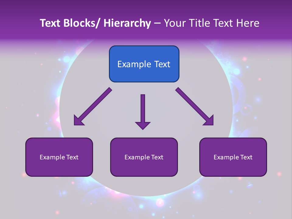 Sky Sparkle Copy Space PowerPoint Template