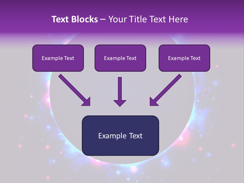 Sky Sparkle Copy Space PowerPoint Template