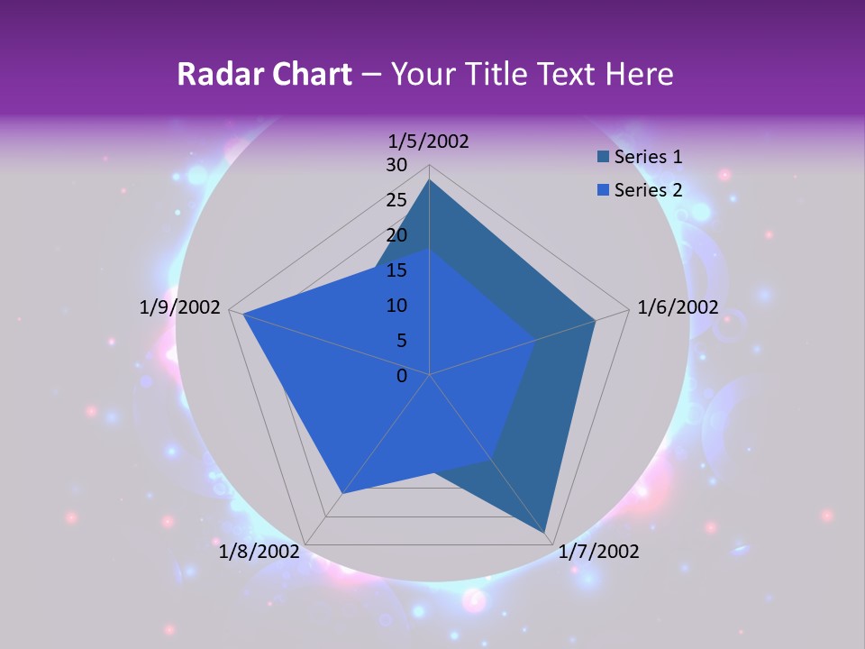 Sky Sparkle Copy Space PowerPoint Template