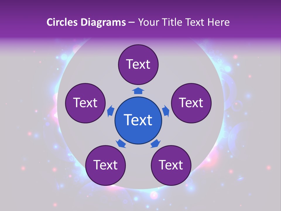 Sky Sparkle Copy Space PowerPoint Template