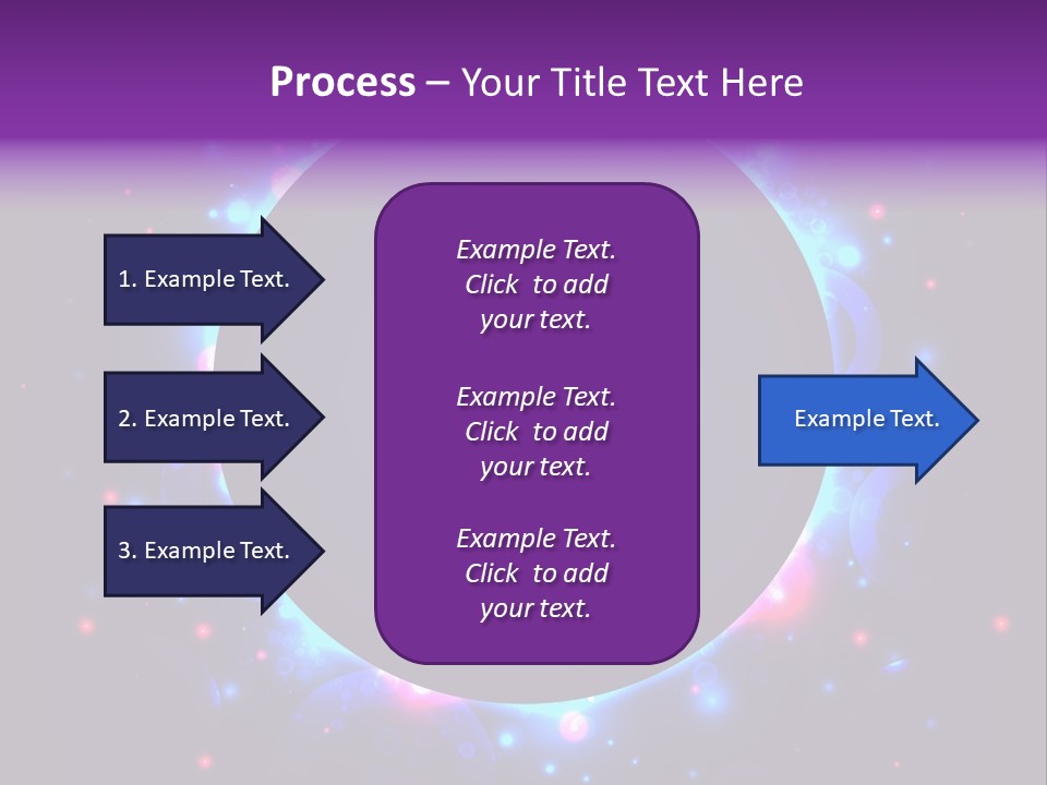 Sky Sparkle Copy Space PowerPoint Template