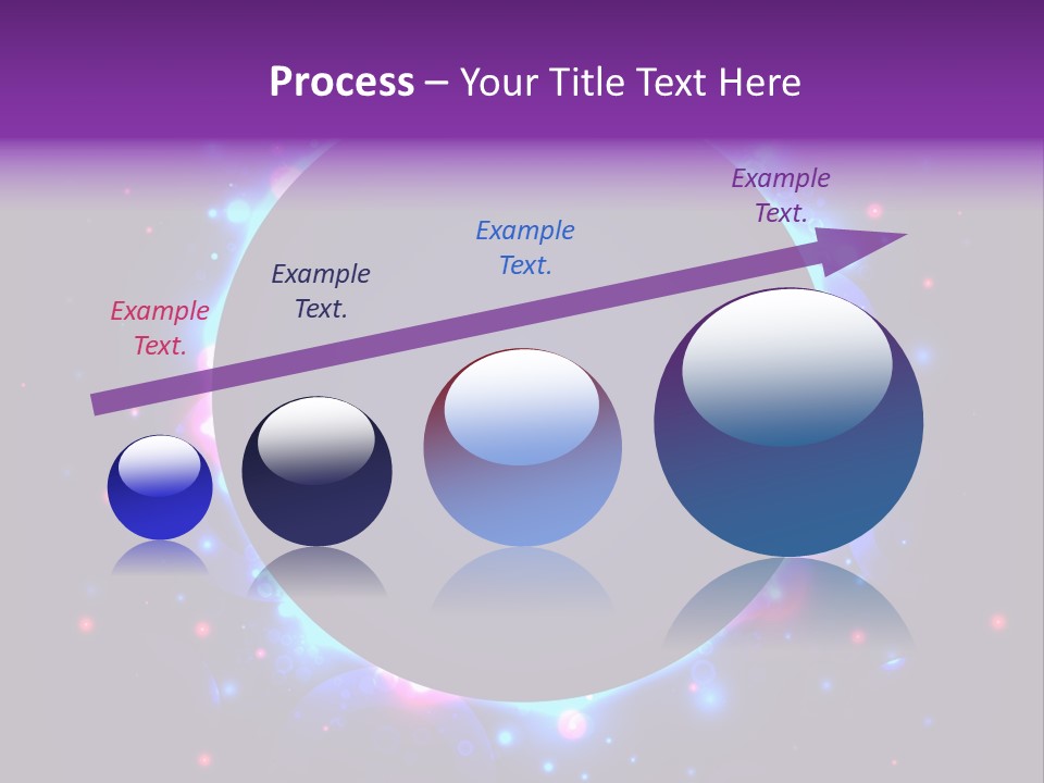 Sky Sparkle Copy Space PowerPoint Template