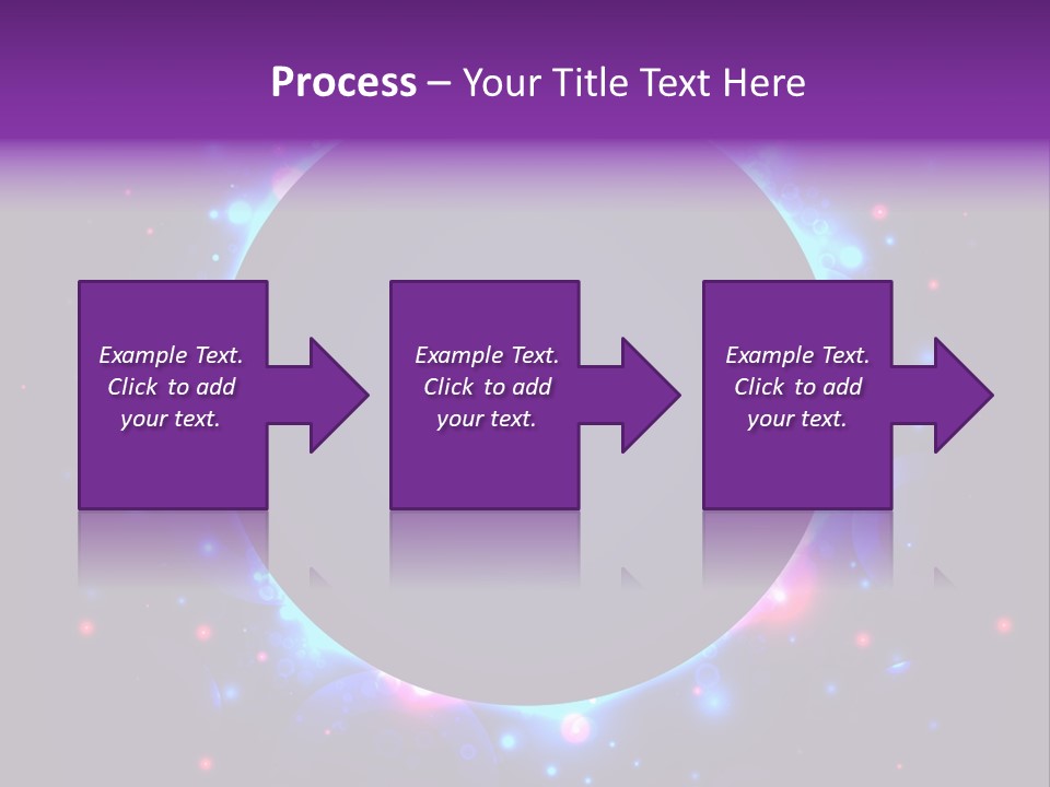Sky Sparkle Copy Space PowerPoint Template