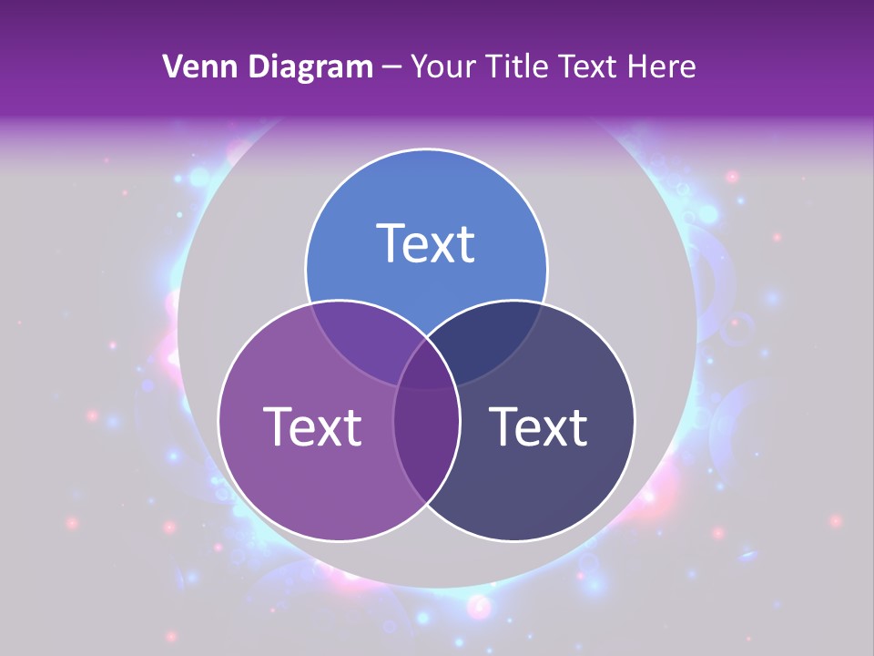 Sky Sparkle Copy Space PowerPoint Template