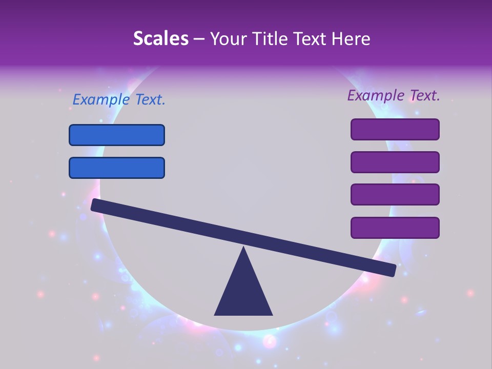 Sky Sparkle Copy Space PowerPoint Template