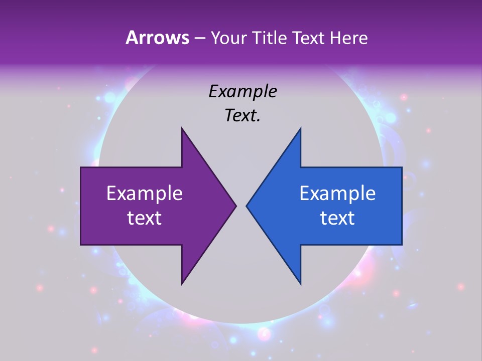Sky Sparkle Copy Space PowerPoint Template