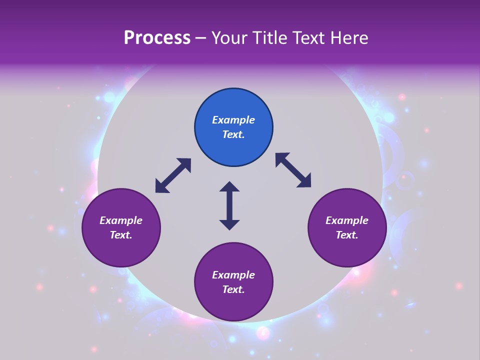 Sky Sparkle Copy Space PowerPoint Template