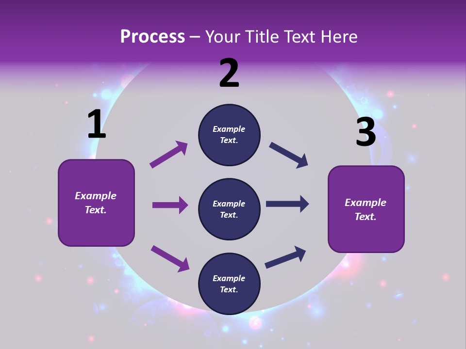Sky Sparkle Copy Space PowerPoint Template