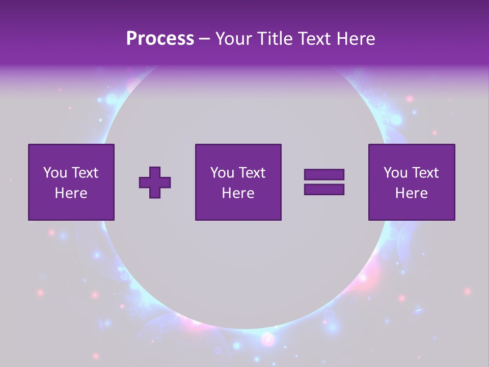 Sky Sparkle Copy Space PowerPoint Template