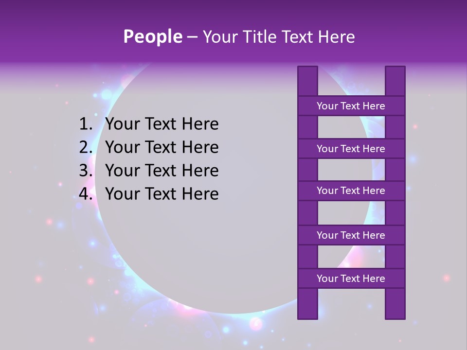 Sky Sparkle Copy Space PowerPoint Template