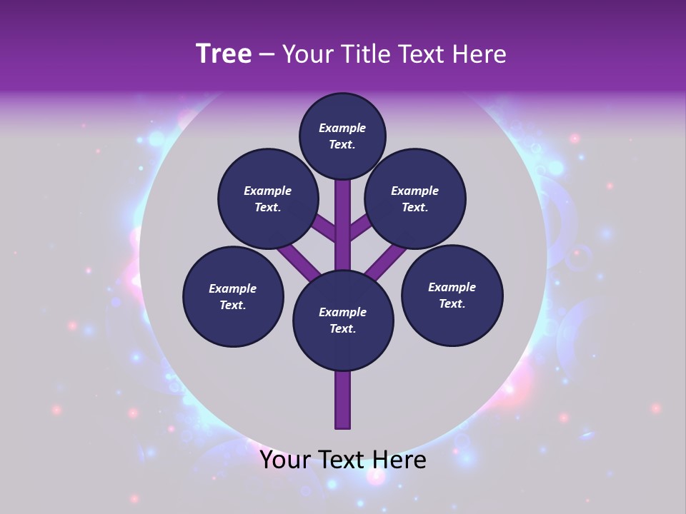 Sky Sparkle Copy Space PowerPoint Template