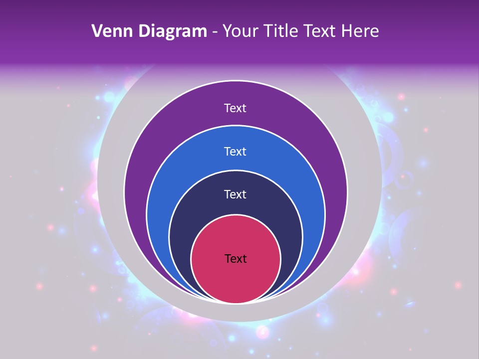 Sky Sparkle Copy Space PowerPoint Template