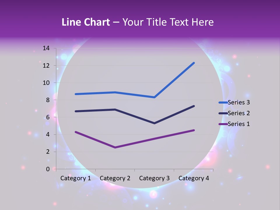 Sky Sparkle Copy Space PowerPoint Template
