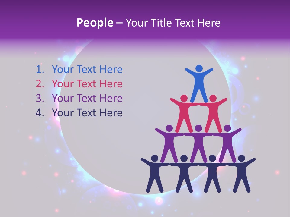 Sky Sparkle Copy Space PowerPoint Template