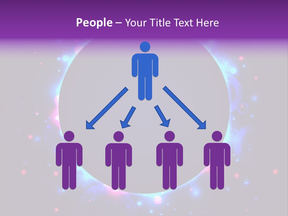 Sky Sparkle Copy Space PowerPoint Template