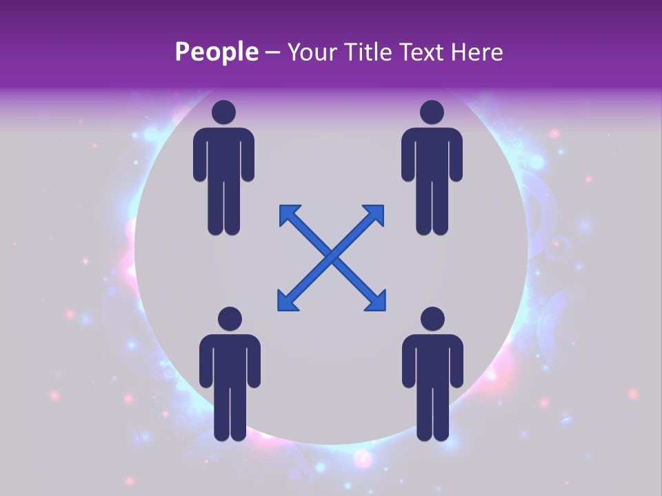 Sky Sparkle Copy Space PowerPoint Template