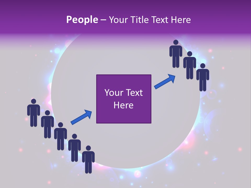Sky Sparkle Copy Space PowerPoint Template