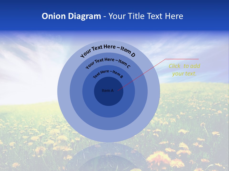 Yellow Meadow Landscapes PowerPoint Template
