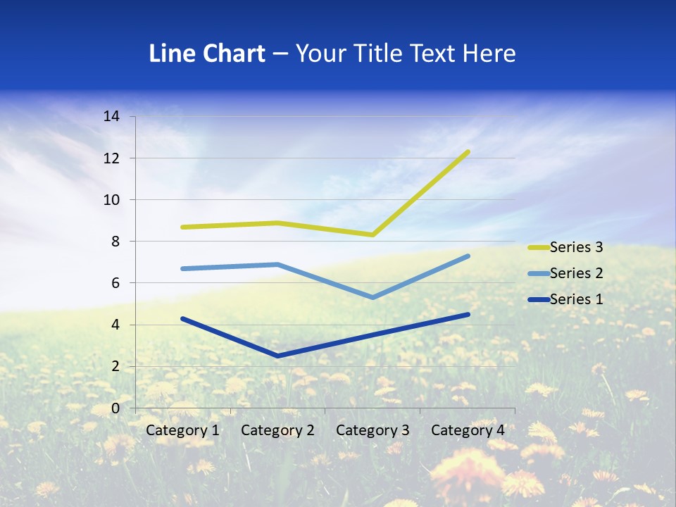 Yellow Meadow Landscapes PowerPoint Template
