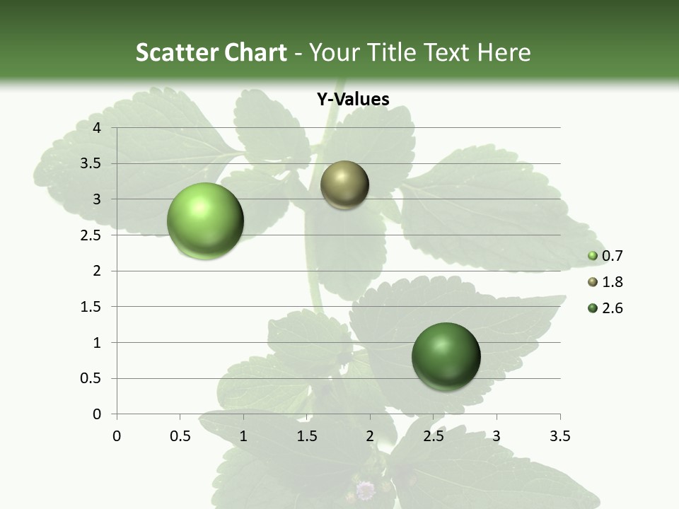 Floral Boutons Herbe PowerPoint Template