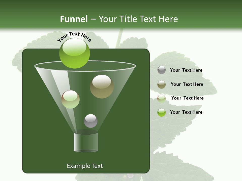 Floral Boutons Herbe PowerPoint Template