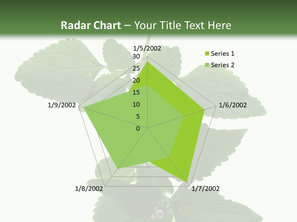 Floral Boutons Herbe PowerPoint Template