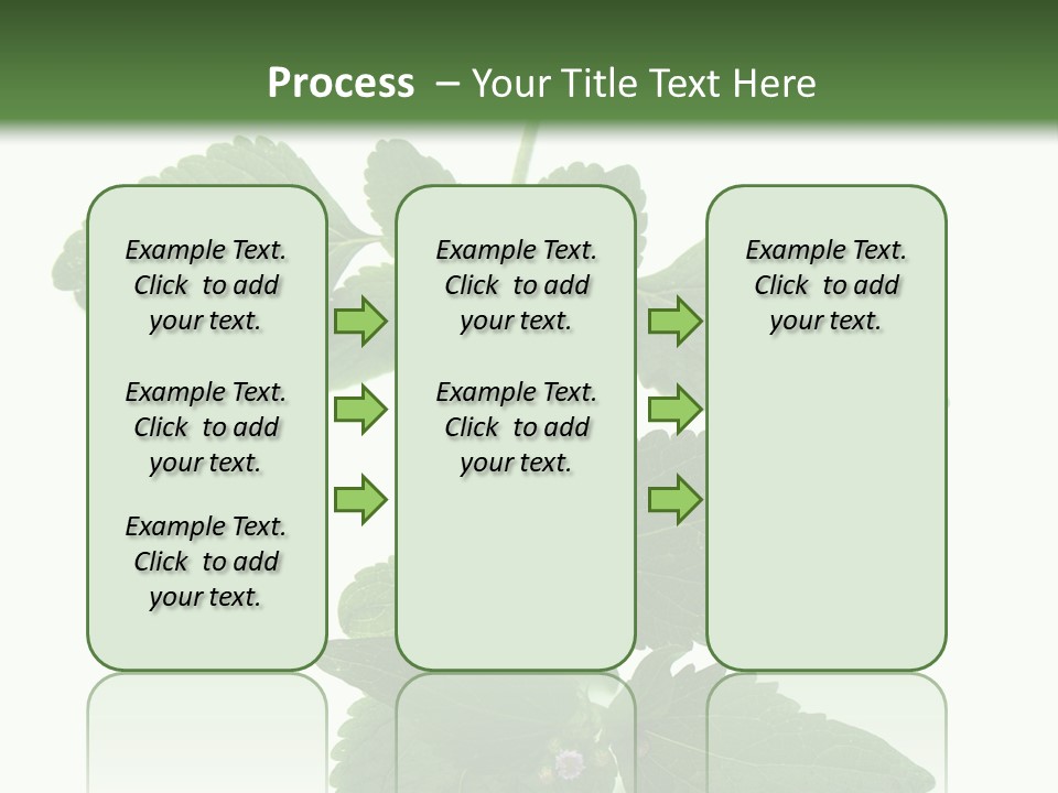 Floral Boutons Herbe PowerPoint Template