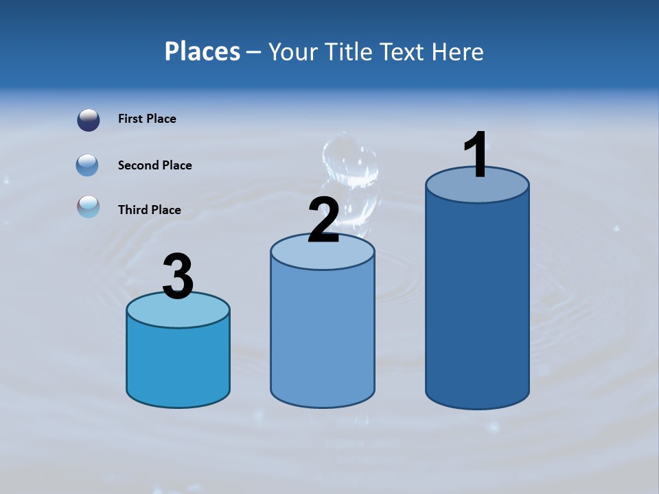 Drops Water Drop PowerPoint Template