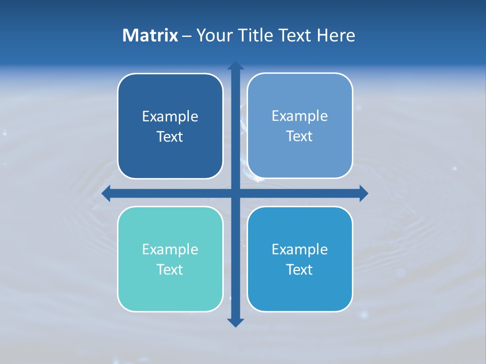 Drops Water Drop PowerPoint Template