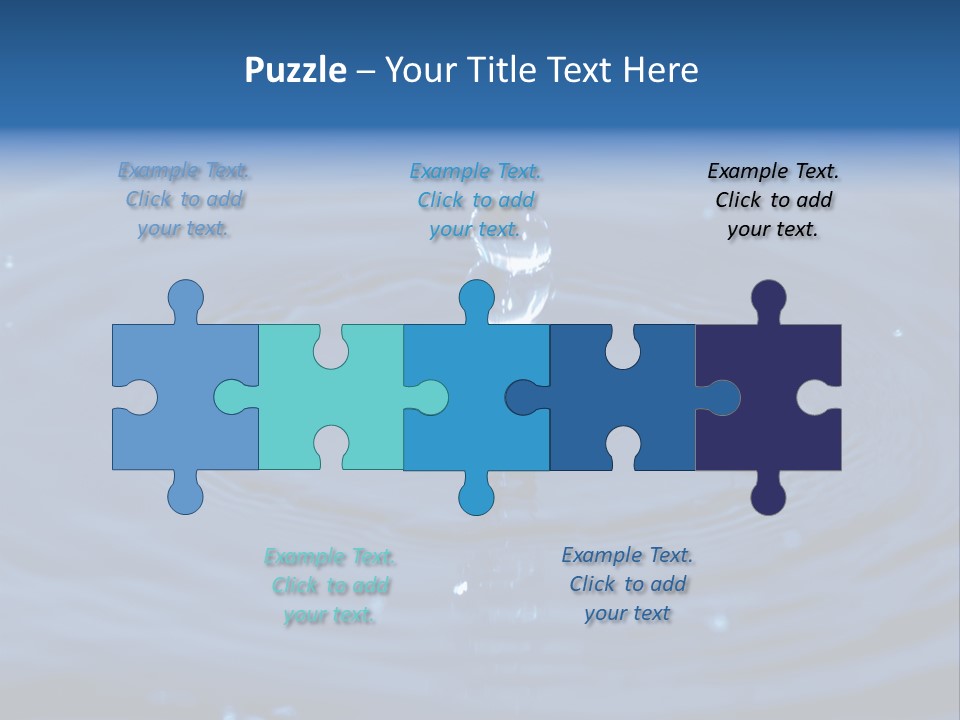 Drops Water Drop PowerPoint Template