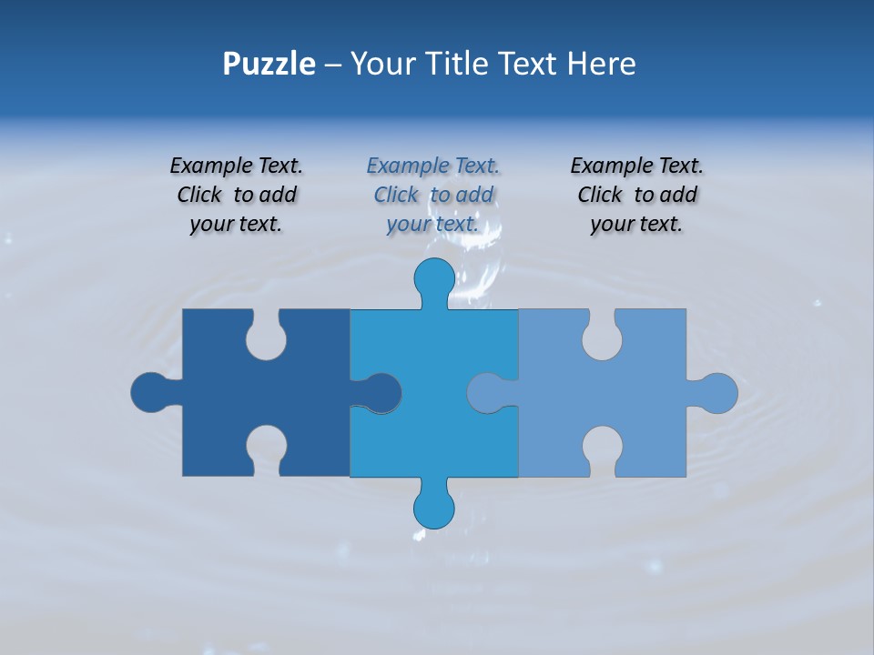 Drops Water Drop PowerPoint Template