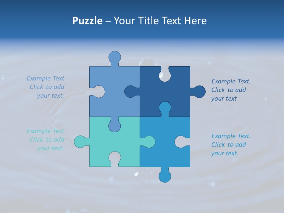 Drops Water Drop PowerPoint Template