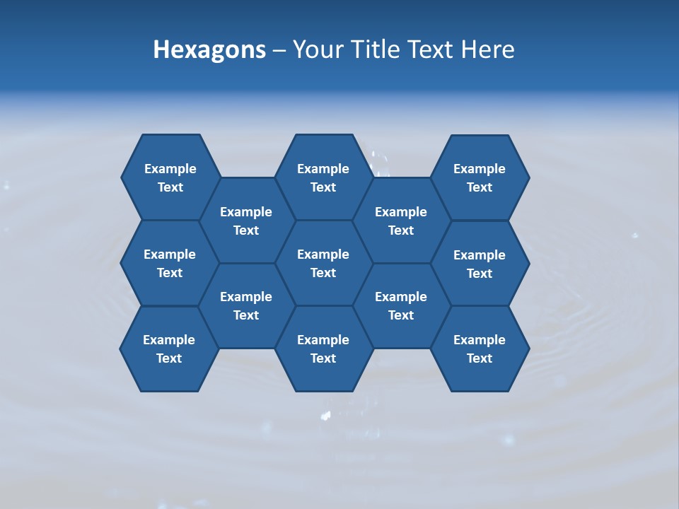 Drops Water Drop PowerPoint Template