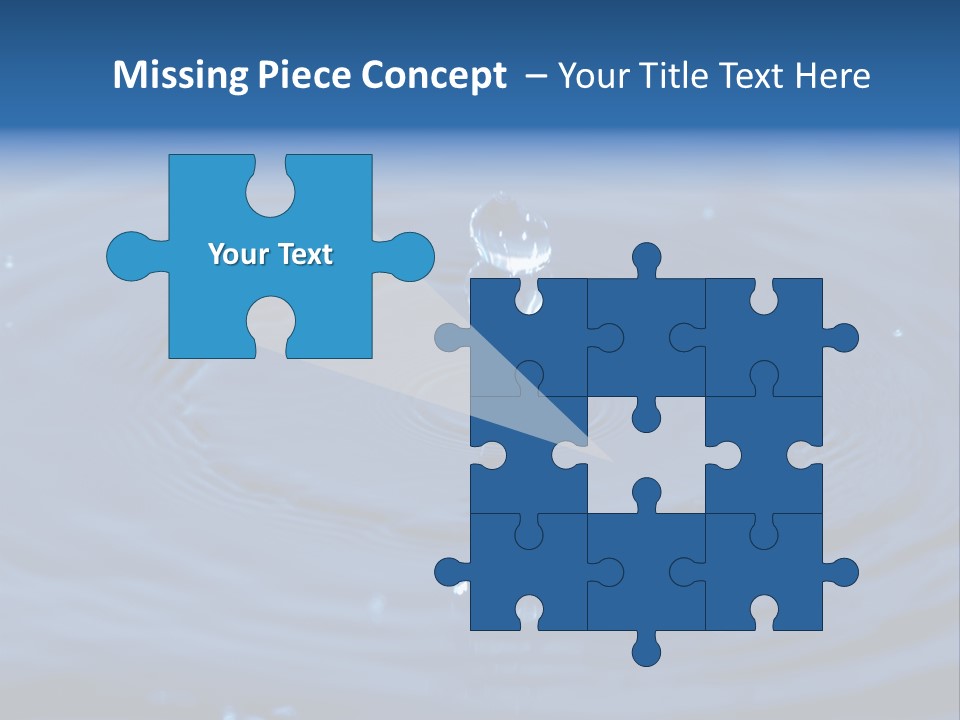 Drops Water Drop PowerPoint Template