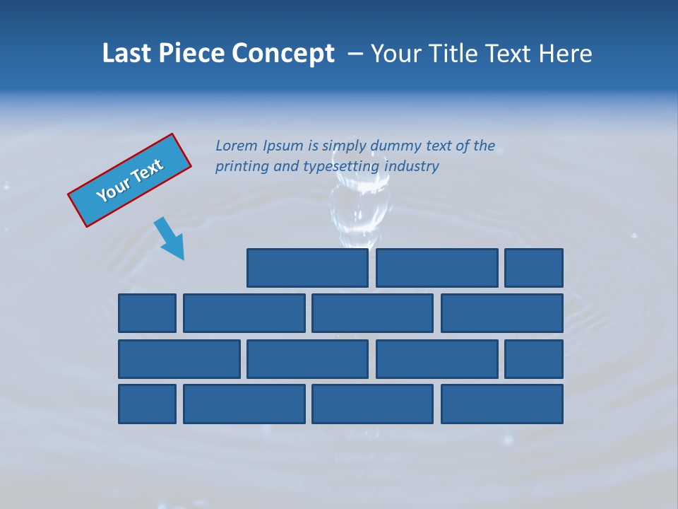 Drops Water Drop PowerPoint Template