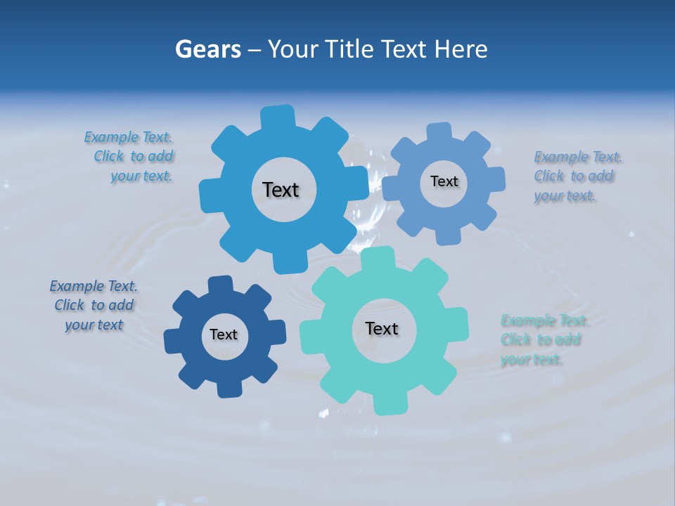 Drops Water Drop PowerPoint Template
