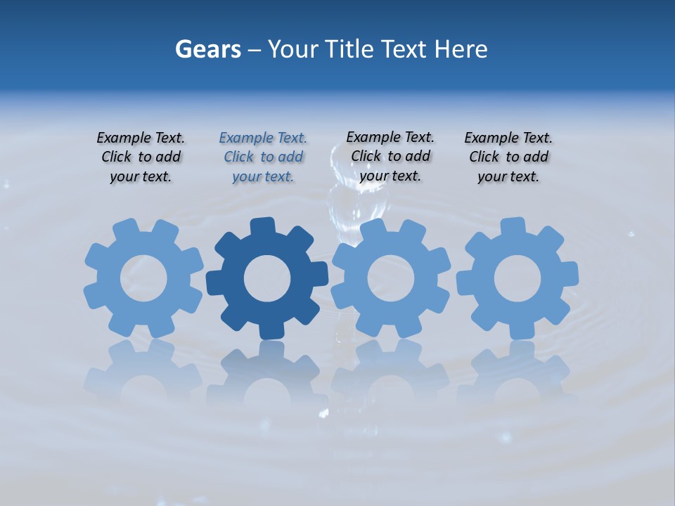 Drops Water Drop PowerPoint Template