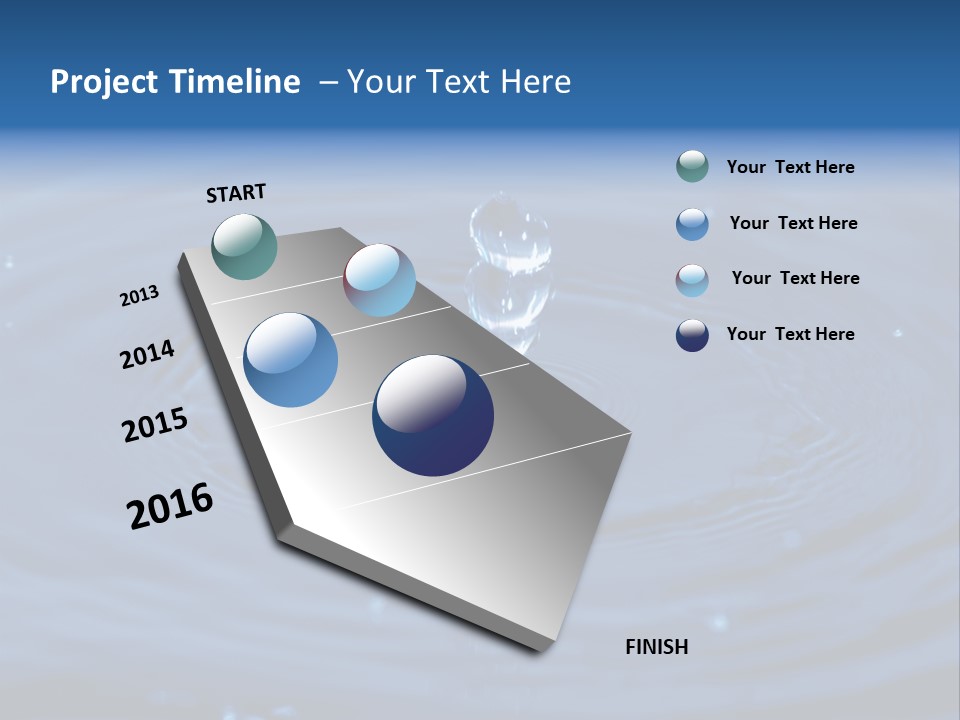 Drops Water Drop PowerPoint Template