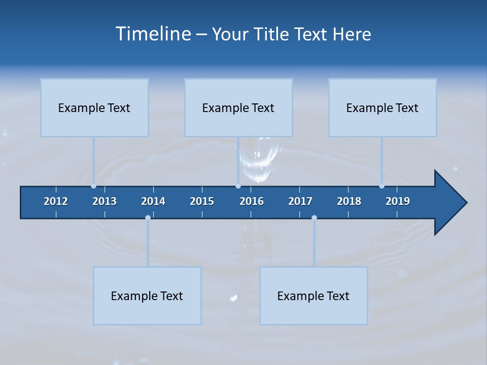 Drops Water Drop PowerPoint Template