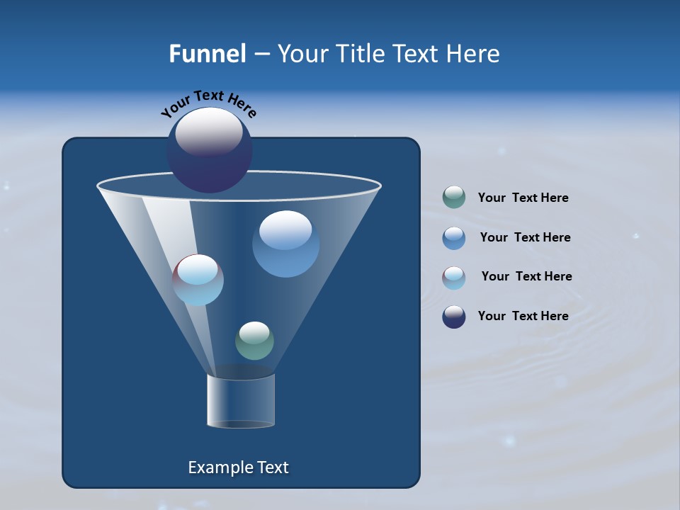 Drops Water Drop PowerPoint Template