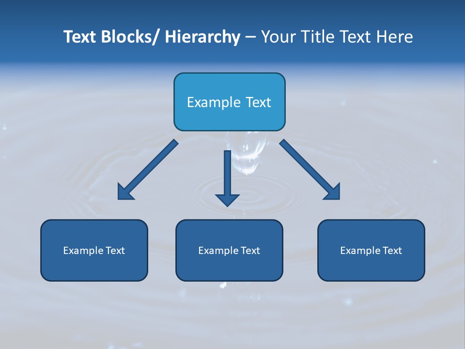 Drops Water Drop PowerPoint Template