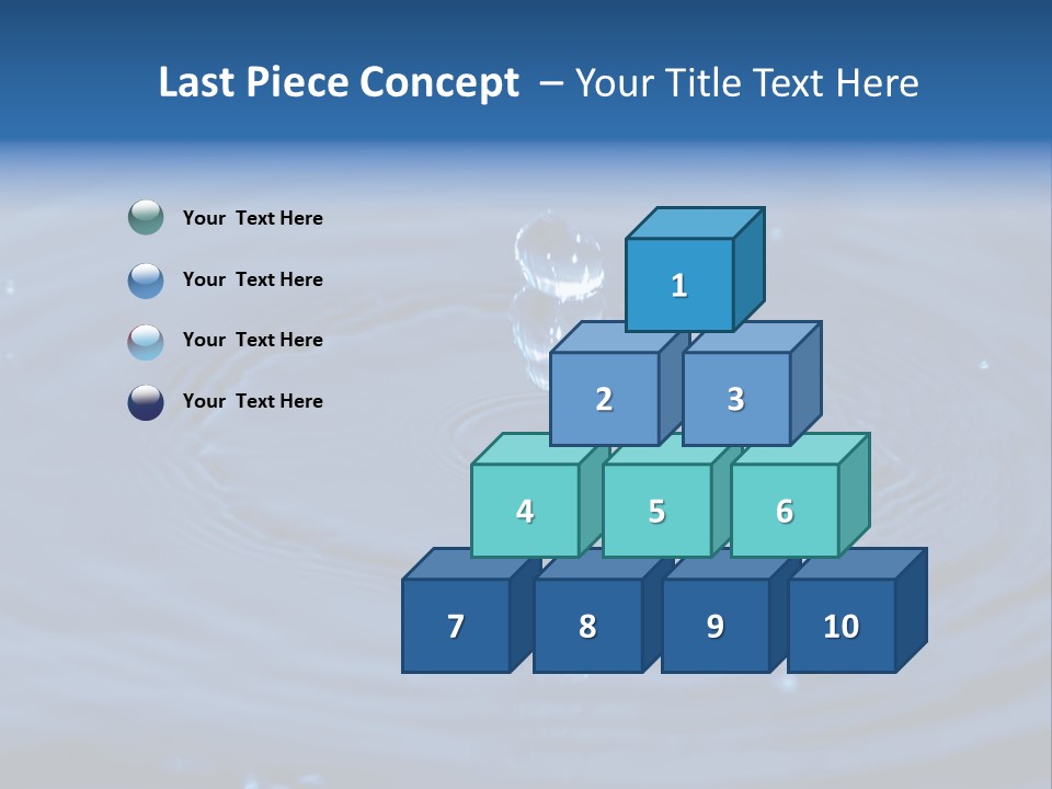 Drops Water Drop PowerPoint Template