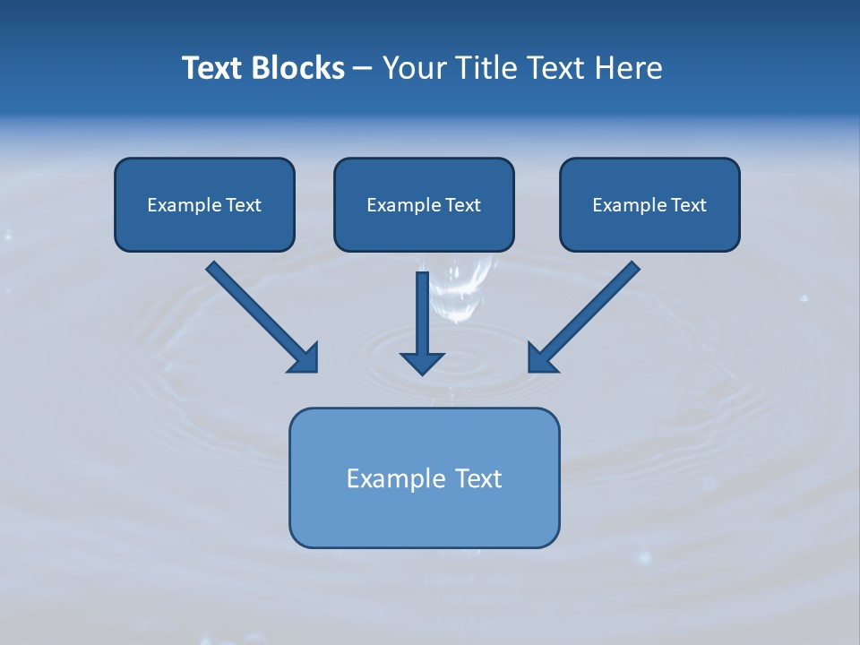 Drops Water Drop PowerPoint Template