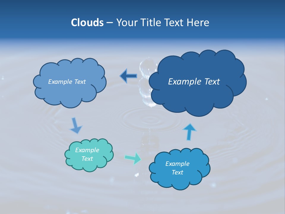 Drops Water Drop PowerPoint Template