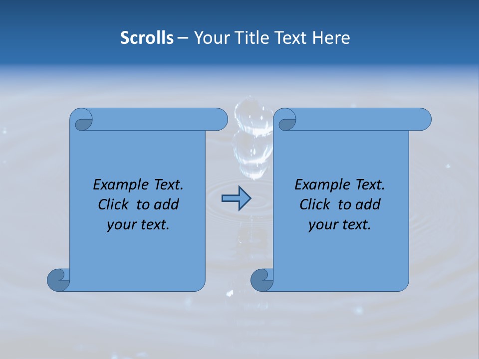 Drops Water Drop PowerPoint Template