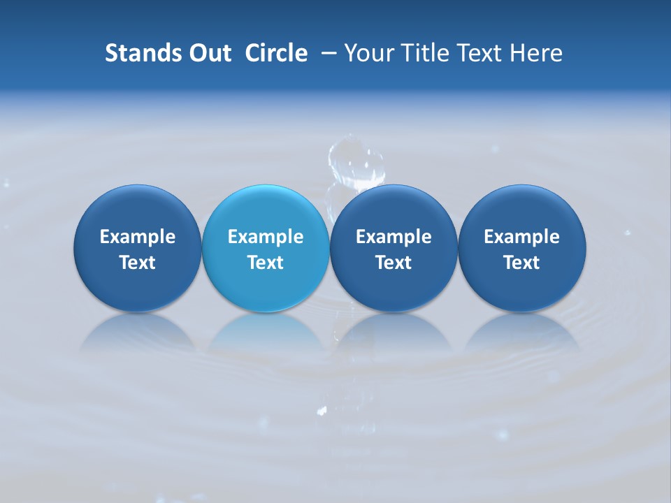Drops Water Drop PowerPoint Template