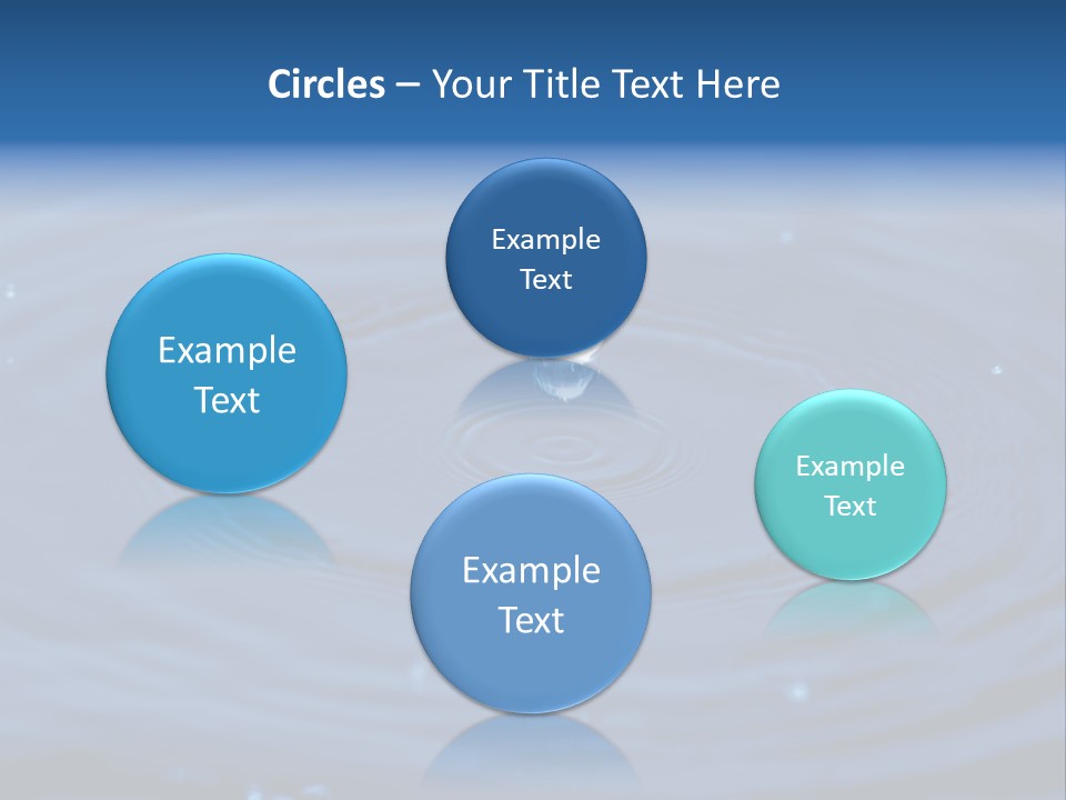 Drops Water Drop PowerPoint Template