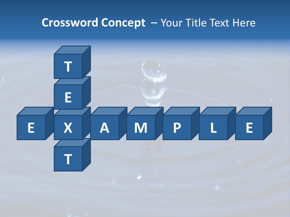 Drops Water Drop PowerPoint Template